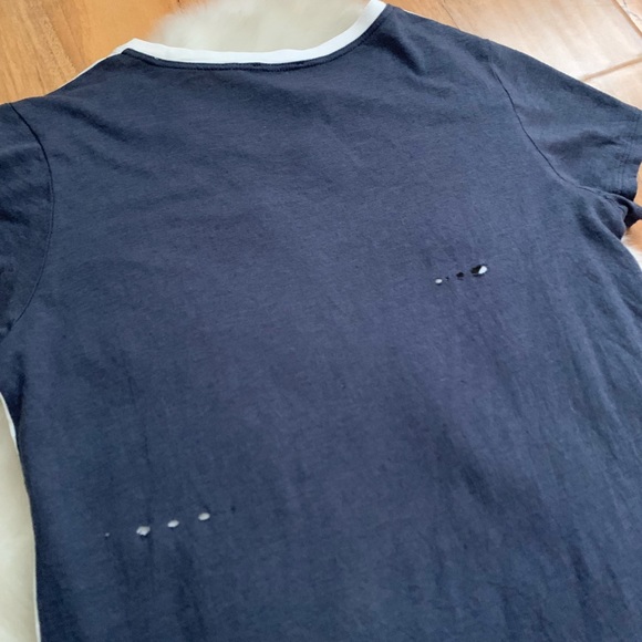 VINCE destroyed short sleeve tee shirt size small - Picture 5 of 6